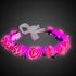 LED Light Up Pink Roses Halo Headband