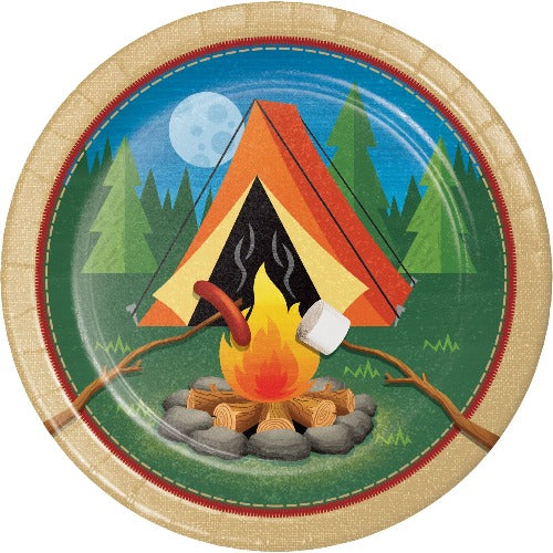 Camping Party Dinner Plates