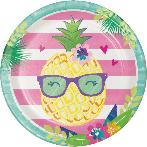 Pineapple Party Dinner Plates