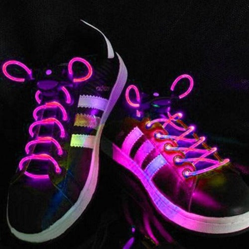 LED Light Up Shoelaces-Pink