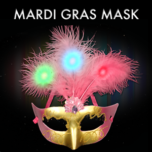 Light-Up Plume Mask