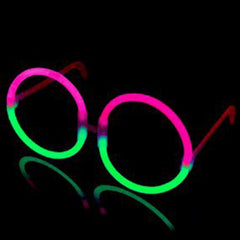 Glow Eyeglasses - Round - Bi Pink/Green