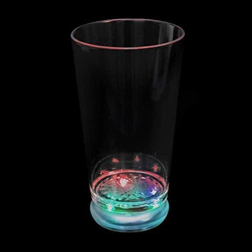 LED Light Up Flashing 16 Oz Pint Glass - Multicolor