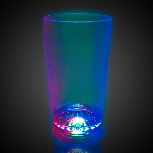 LED Light Up 16 Oz Pint Glass - Multi Color