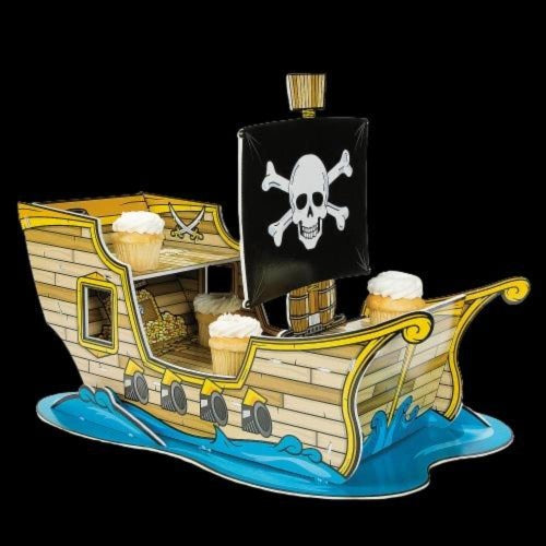 Pirate Ship Cupcake Stand