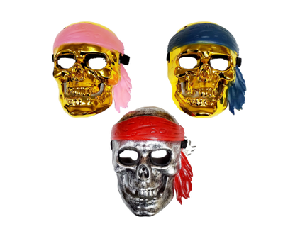 Pirate Skull Mask - Assorted