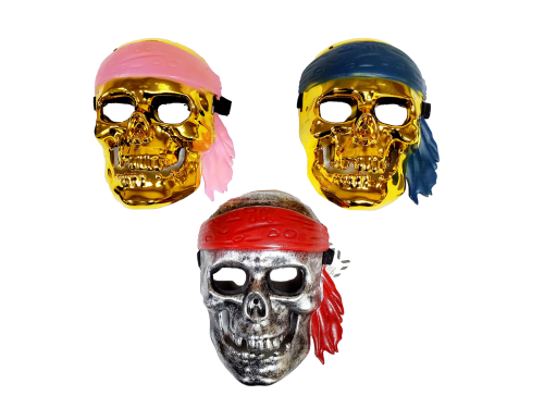 Pirate Skull Mask - Assorted
