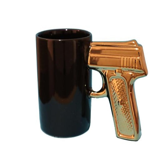 12 oz Ceramic Pistol Coffee Mug