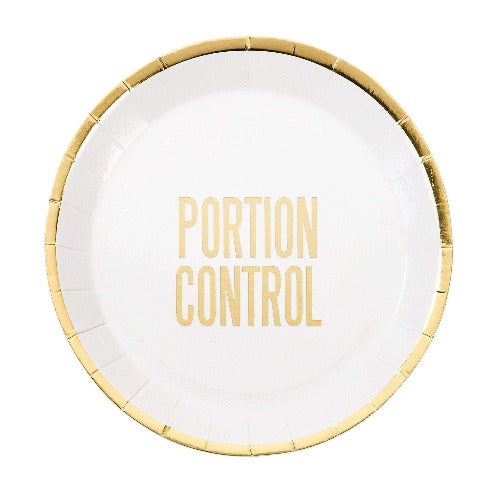 Portion Control Paper Plates
