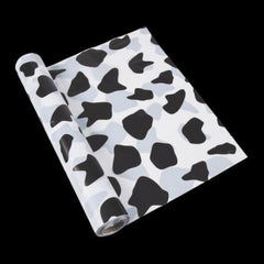 Cow Print Plastic Tablecloth Roll - 100 Feet