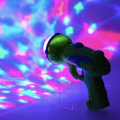 RGB LED Light Up Prism Ball Gun