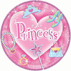 Princess Pink Party Dessert Plates