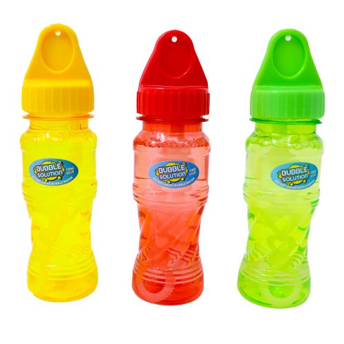 Bubble Solution 4 Oz 3 Pack Assorted Color Caps