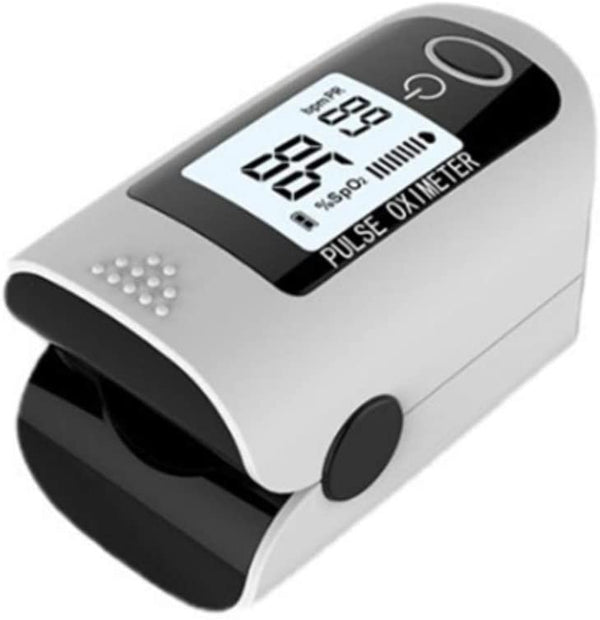 Digital Fingertip Pulse Oximeter LED Display, Pulse Rate Measurements with Batteries and Carry Case