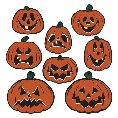 Vintage Halloween Pumpkin Cutouts