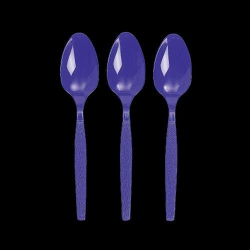 Purple Color Plastic Spoons