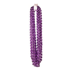 Purple Football Bead Necklaces