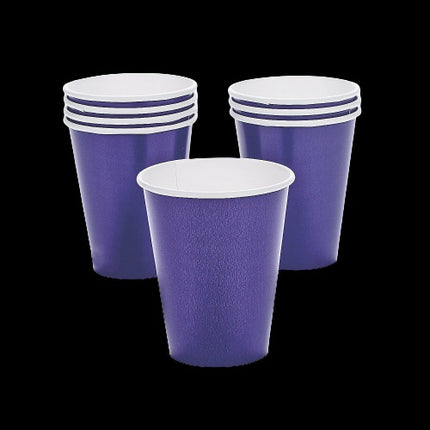 9 Oz Purple Color Paper Cups