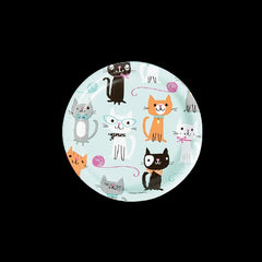 Purr-Fect Party Paper Dessert Plates