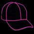 Pink Electro Luminescent Baseball Hat