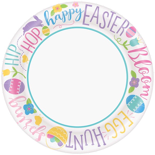 Happy Easter 10" Plates