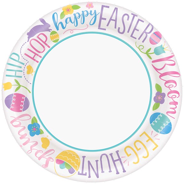 Happy Easter 10 Plates