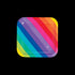Rainbow Square Paper Dessert Plates