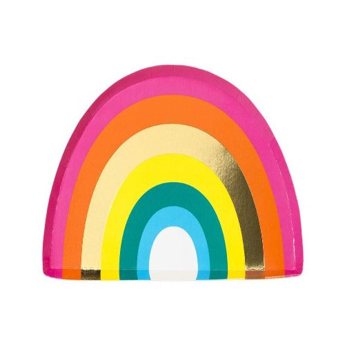 Rainbow Shaped Sturdy Paper Plates
