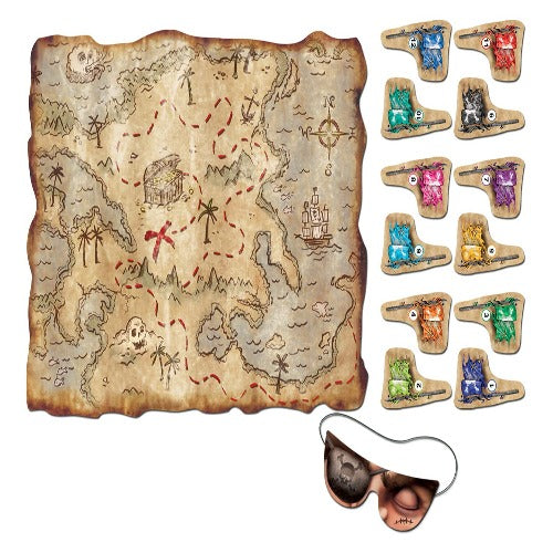 Pirate Treasure Map Party Game