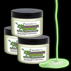 Glominex Glow Paint 1 oz Jar - Invisible Day Green