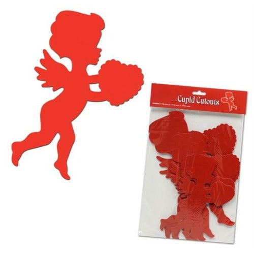 Red Cupid Cutouts - 6 Pieces Per Pack