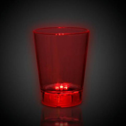LED Light Up Red 1.5 Oz Shot Glass