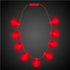 LED Flashing Red Heart Necklace