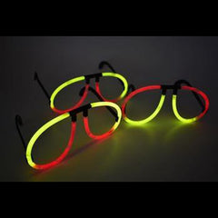 Glow Eyeglasses Bi-Color - Aviator Style- Bi Red/Yellow