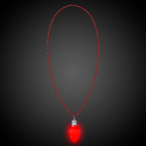 LED Bulb Bead Necklace