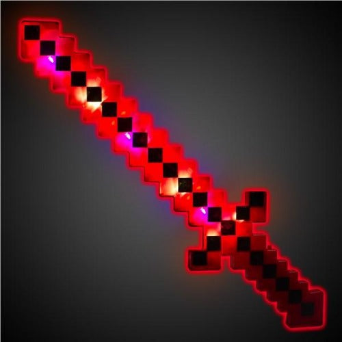 LED Red Pixel Sword