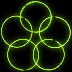 20 Inch Green Glow Stick Necklaces - Pack of 50