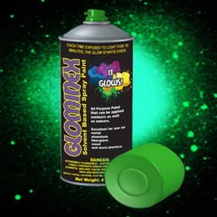 Glominex Glow Spray Paint 4oz - Invisible Day Green