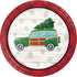 Christmas Vintage Paper Dessert Plates