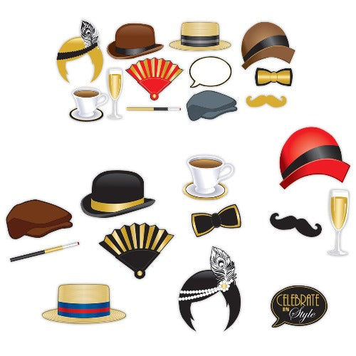 Roaring 20's Photo Booth Prop Kit