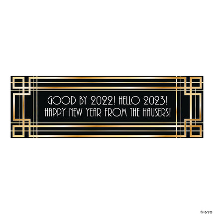 Roaring 20s Art Deco Grand Events Custom Banner - Medium