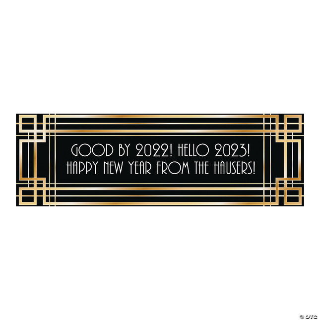 Roaring 20s Art Deco Grand Events Custom Banner - Medium