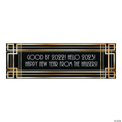Roaring 20s Art Deco Grand Events Custom Banner - Medium
