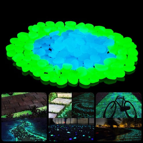 Glow in The Dark Garden Rocks And Pebbles