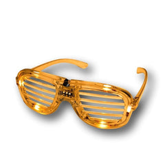LED Light Up Slotted Rock Star Sunglasses