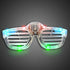 LED Light Up Translucent Rockstar Glasses - Multicolor