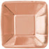 Rose Gold Square Appetizer Plates