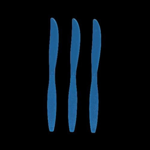 Royal Blue Color Plastic Knives