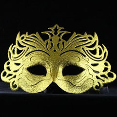 Gold Glittering Butterfly Mask