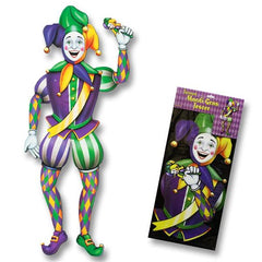 Mardi Gras Jester Cutout